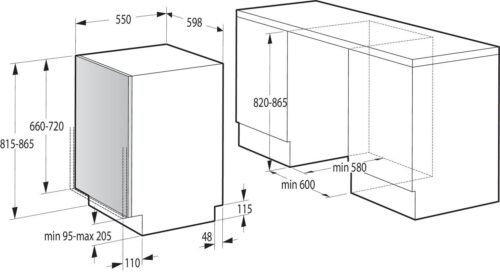 Посудомийна машина GORENJE GV620E10 - Зображення 6