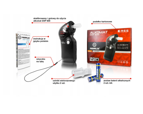 Алкотестер PROMILER DXP600 BLACK - Зображення 3