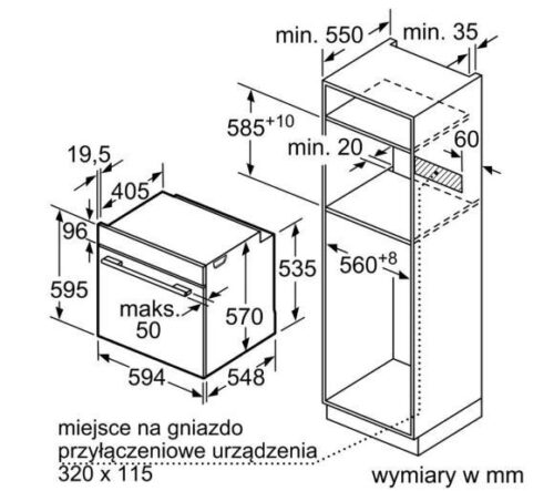 Духовка BOSCH HBA534BW0 - Зображення 6