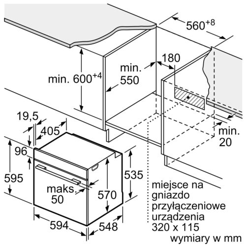 Духовка BOSCH HBA3340B0 - Зображення 7