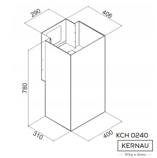 Витяжка Kernau KCH 0240 X - Зображення 3