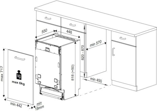 Посудомийна машина Beko DIS 35025 - Зображення 7
