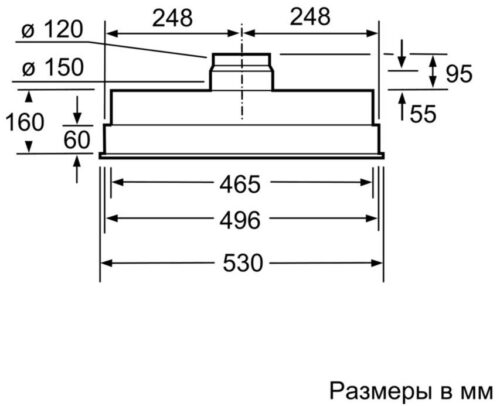 Витяжка BOSCH DHL555BL - Зображення 8