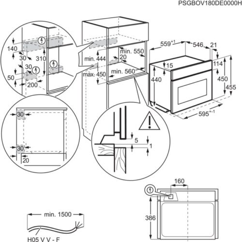 Духовка ELECTROLUX EVK8E00Z - Зображення 7