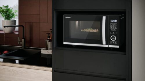 Мікрохвильовка SHARP YC-QS204AE-B - Зображення 2