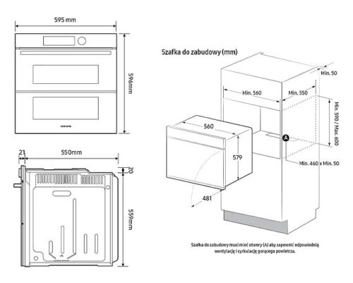 Духовка Samsung NV 7B5745PAK - Зображення 13