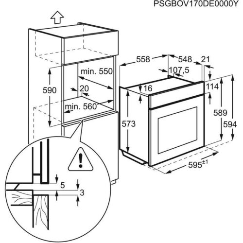 Духовка ELECTROLUX EOD6C77WZ - Зображення 8