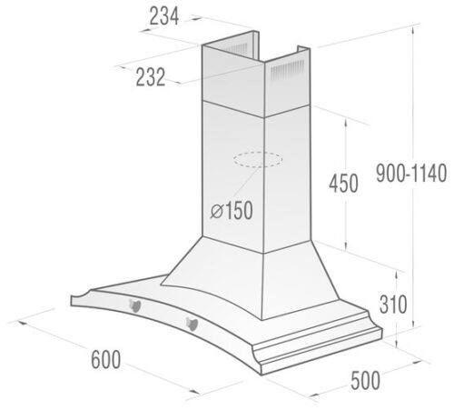 Витяжка GORENJE DK63MCLI - Зображення 3