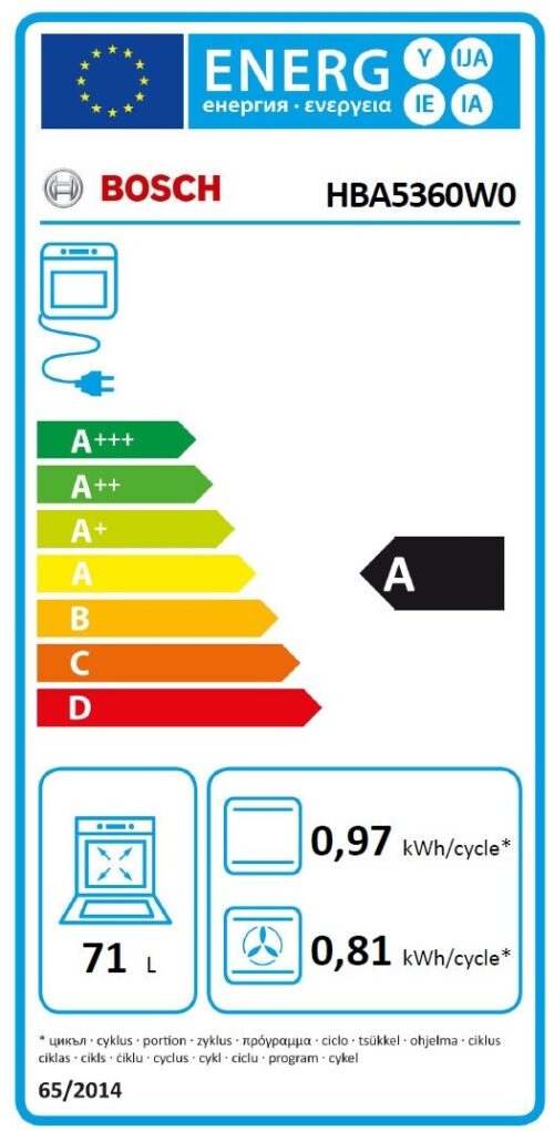 Духовка електрична BOSCH HBA5360W0 - Зображення 9