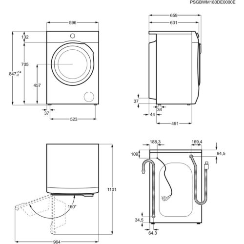 Пральна машина ELECTROLUX EW6F429BP - Зображення 10