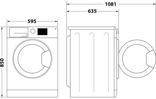 Прально-сушильна машина WHIRLPOOL FFWDD1176258BCVEE - Зображення 11