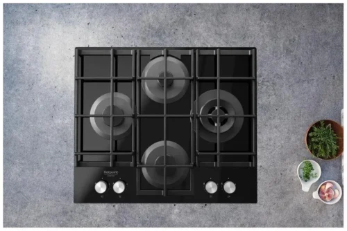 Варильна поверхня Hotpoint HAGS 62F/BK - Зображення 6
