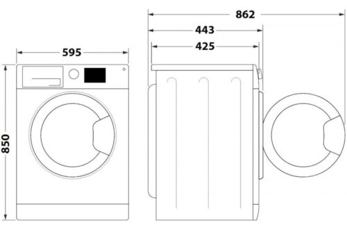 Пральна машина Indesit MTWSE 61294WK EE - Зображення 5