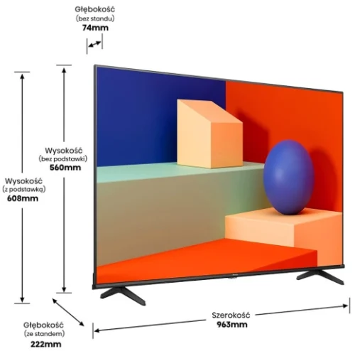 Телевізор HISENSE 43A6K - Зображення 13