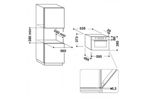 Мікрохвильовка Hotpoint MD764IXHA - Зображення 3