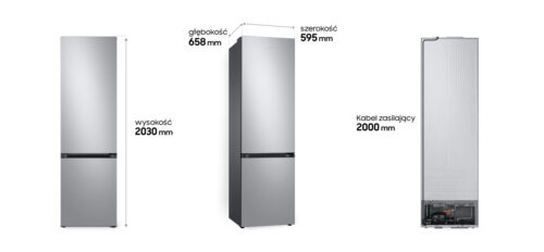 Холодильник з морозильною камерою Samsung Grand+ RB38C604DSA - Зображення 8