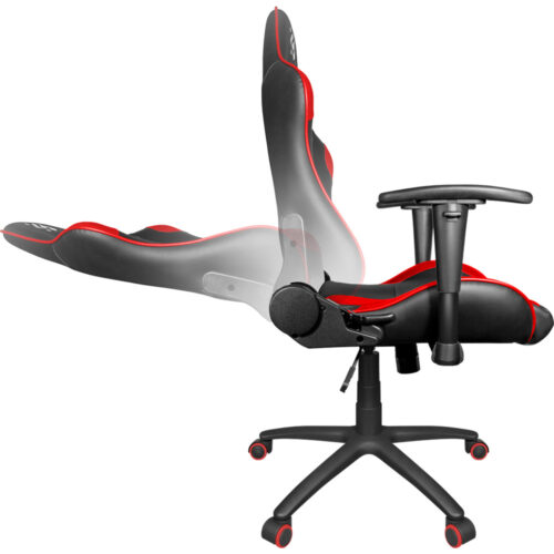 Крісло ігрове Defender Devastator CT-365, 50мм PU, Клас 4, Black/Red - Зображення 6