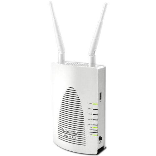 Точка доступу DrayTek Vigor AP 903, FAT AP, PoE, 5 LAN GbE, 1 USB 2.0, WiFi Dual Band 802.11n 400Mb - Зображення 2