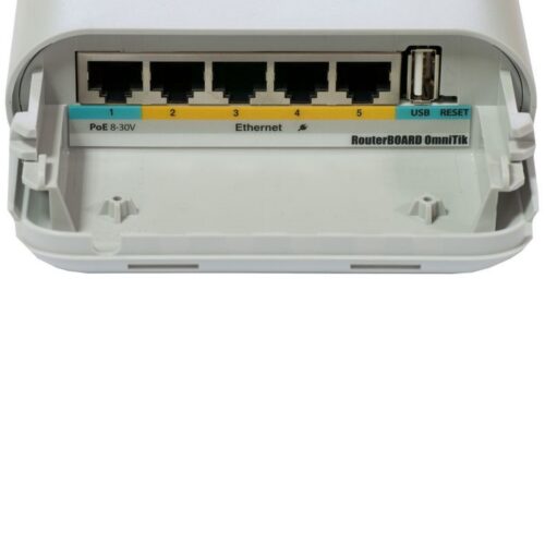 Точка доступу Mikrotik RB OmniTIK UPA-5HnD, 7.5dBi Integrated AP, 5Ghz Dual chain, 5xEthern - Зображення 2