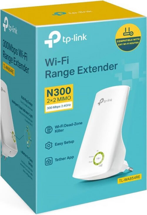 Точка доступу TP-Link TL-WA854RE, 300Mbps Wireless N Wall Plugged Range Extender, Atheros, 2T2R, 2.4 - Зображення 4