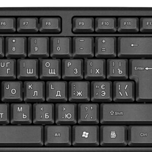 Клавіатура Defender Element HB-520 B, 104+3 кн., UA, USB, чорна