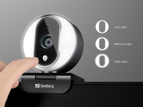 Веб-камера Sandberg Streamer Webcam Pro Full HD Autofocus Ring Light - Зображення 5
