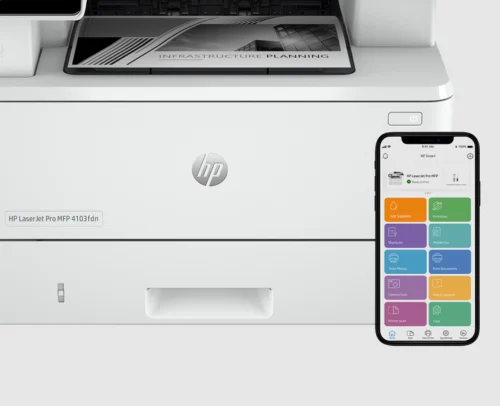 Багатофункцiональний пристрiй HP LaserJet Pro MFP 4103fdn - Зображення 4