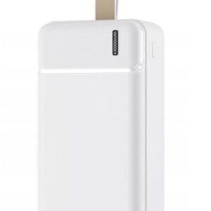 УМБ BeePower 30000 mAh, 2.1A USB-C/Micro USB IN + 2 x USB3.0 біла