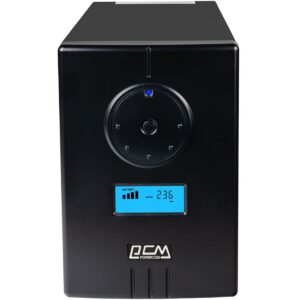 ДБЖ Powercom NF-1100AP LCD ІНВЕРТОР 1100VA/770W USB 2*Schuko, 15А, 24v/220v
