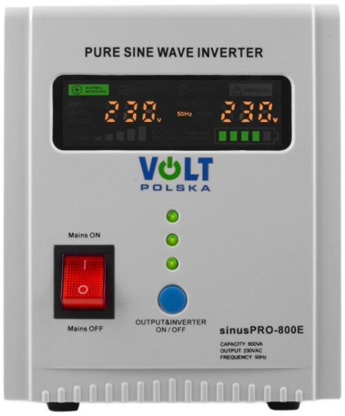 ДБЖ VOLT SINUSPRO-800E 12V - Зображення 2