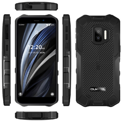 Смартфон Oukitel WP12 Pro 5.5" HD+ /4GB/64GB/ MTK6762D / 4000mAh / 13+5Мп / NFC / IP68 Black - Зображення 5
