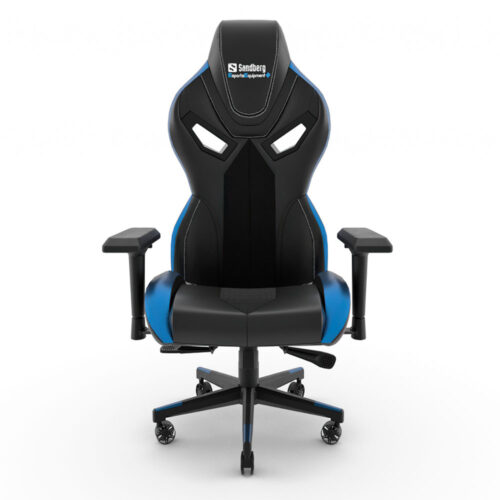 Крісло ігрове Sandberg Voodoo Gaming Chair Black/Blue 4 клас, 150 кг - Зображення 2