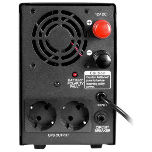 ДБЖ Powercom NF-800AP LCD ІНВЕРТОР 800VA/480W 2 х EURO (Schuko), AVR, USB - Зображення 4