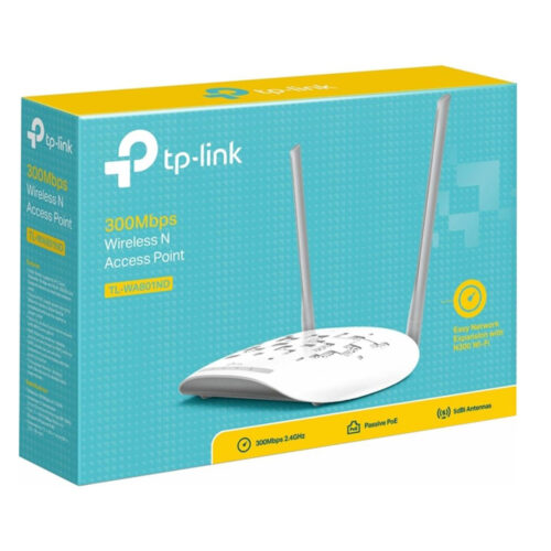 Точка доступу TP-Link TL-WA801N N300 1хFE LAN passive PoE - Зображення 4