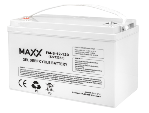Акумулятор гелевий 4SUN MAXX GEL 120Ah 12V (12-FM-S-120)