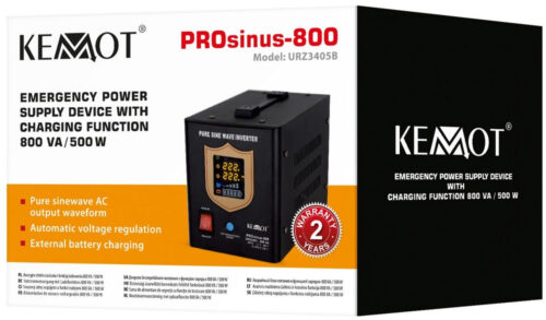 ДБЖ KEMOT PROsinus-80012V 230V 800VA/500W (URZ3405B) - Зображення 4