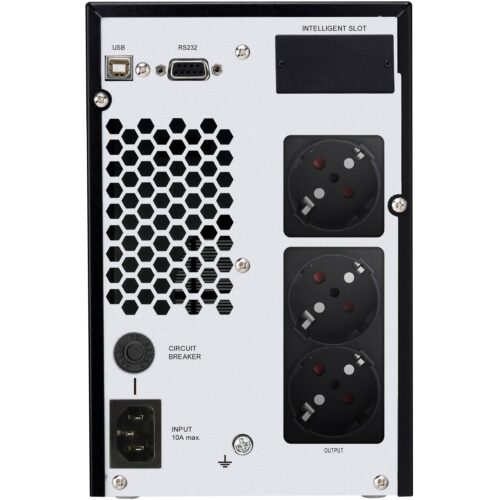 ДБЖ FSP Champ 1 kVA, Tower, Schuko (CH-1101TS), 1000VA/900W, Online, 3*Schuko,CE - Зображення 3