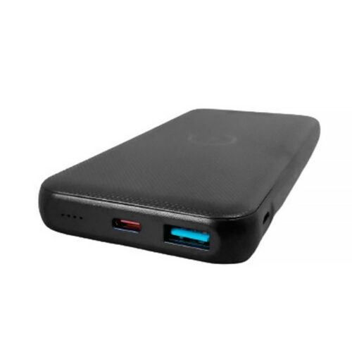 УМБ Choetech 10000mAh, 18W PD3.0/QC3.0, Wireless 10W, USB-C In/out, USB-A+Micro Li-pol чорна - Зображення 3
