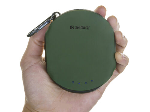 УМБ Sandberg Survivor 10000mAh, 2xUSB, IPX6, міні-компас та ліхтарик - Зображення 2
