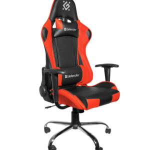 Крісло ігрове Defender Azgard поліуретан, 60мм, Клас 4, Black/Red