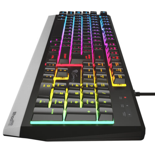 Клавіатура ігрова Genesis Rhod 300 RGB Backlight 104 USB чорна - Зображення 6