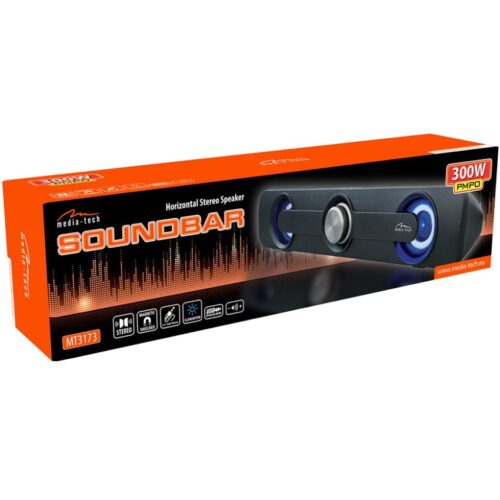 Акустична система 1.0 Media-Tech 5W, Bluetooth/AUX/ чорна - Зображення 3