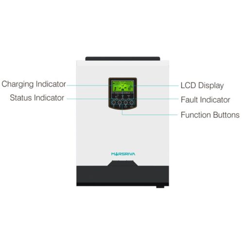 Інвертор Marsriva OFF-G 3KW 230V RS232/RS485 CE PF1 VOL VM II PREMIUM 3KW-24V, include wifi - Зображення 2