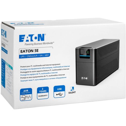 ДБЖ Eaton 5E 700 USB DIN G2, 700VA/360W, USB, 2xSchuko - Зображення 4