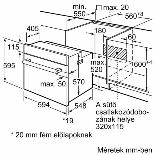 Духовка BOSCH HBF134YS0 - Зображення 6
