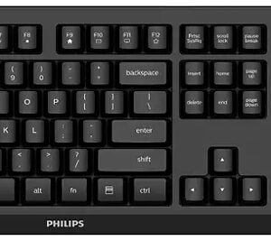 Комплект бездротовий Philips 6307 (клавіатура + мишка) UA чорний