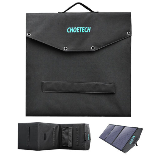 Сонячна панель Choetech 120W (177x53см) DC120W,1*USB QC3.0 18W,1*USB-C PD3.0 60W, 1xUSBA 12W - Зображення 4