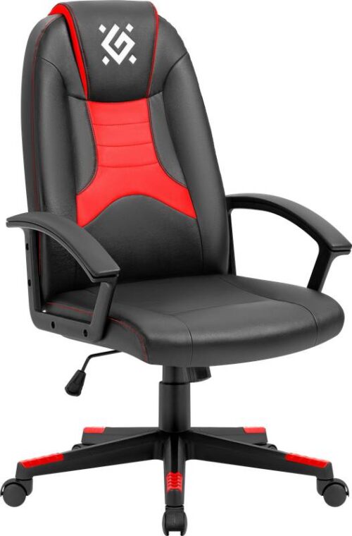 Крісло ігрове Defender Shark поліуретан, Клас 3, Black/Red