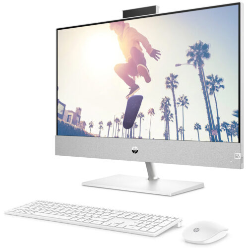 Моноблок 23.8" HP Pavilion 24-ca2000ua AiO i7-13700T/16Gb/SSD512Gb/WiFi/Cam/K&M/DOS/Snowflake White - Зображення 3