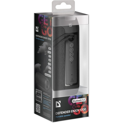 Акустична система 1.0 Defender Enjoy S700 Black 10W BT/FM/TF/USB/AUX - Зображення 4